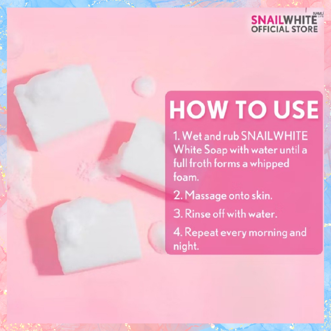 Snail White Soap Moisturizing beauty Soap | 50G