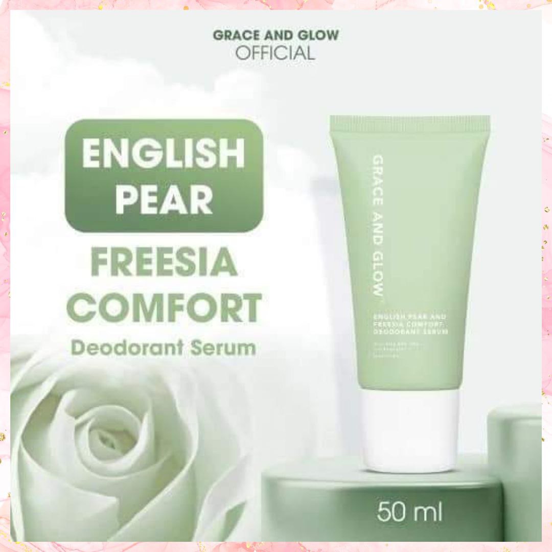 Grace and Glow English Pear and Freesia Comfort Deodorant Serum | 50ML