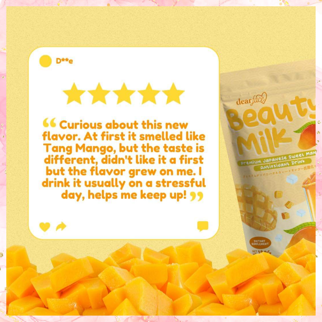 Dear Face - Beauty Milk Premium Japanese Sweet Mango | 180grams