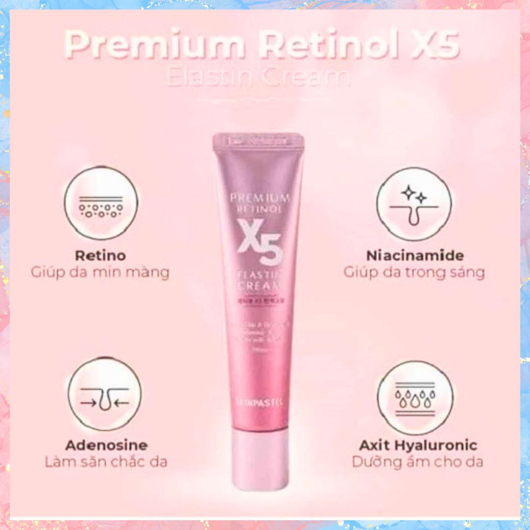 Skin Pastel Premium Retinol x5 Elastin Cream