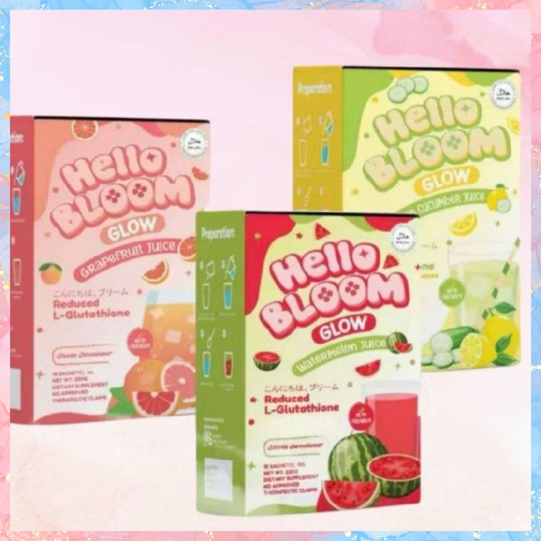 Hello Bloom GLOW Reduced L-Glutathione | 10sachets Hello Bloom GLOW Reduced L-Glutathione | 10sachets
