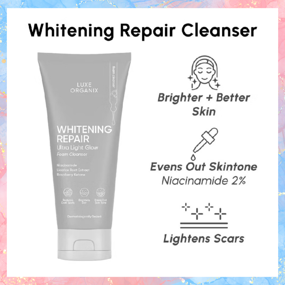 Luxe Organix Whitening Repair Foam Cleanser | 150ML