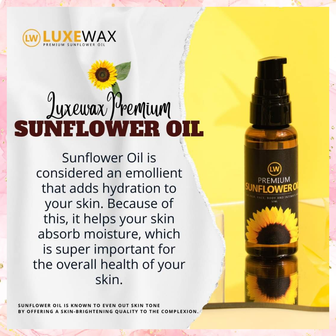 Luxe Wax Premium Sunflower Oil | 50ML
