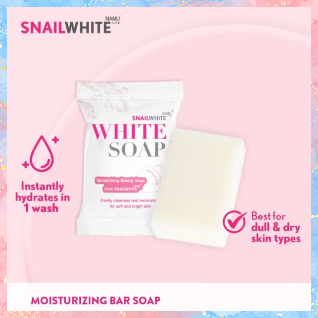 Snail White Soap Moisturizing beauty Soap | 50G