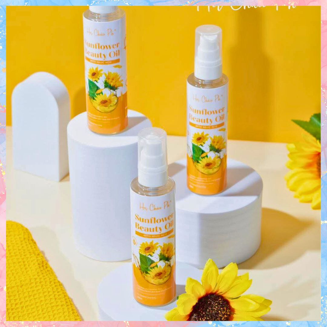 Her Choice PH Sunflower Beauty Oil with Kojic | 100ML