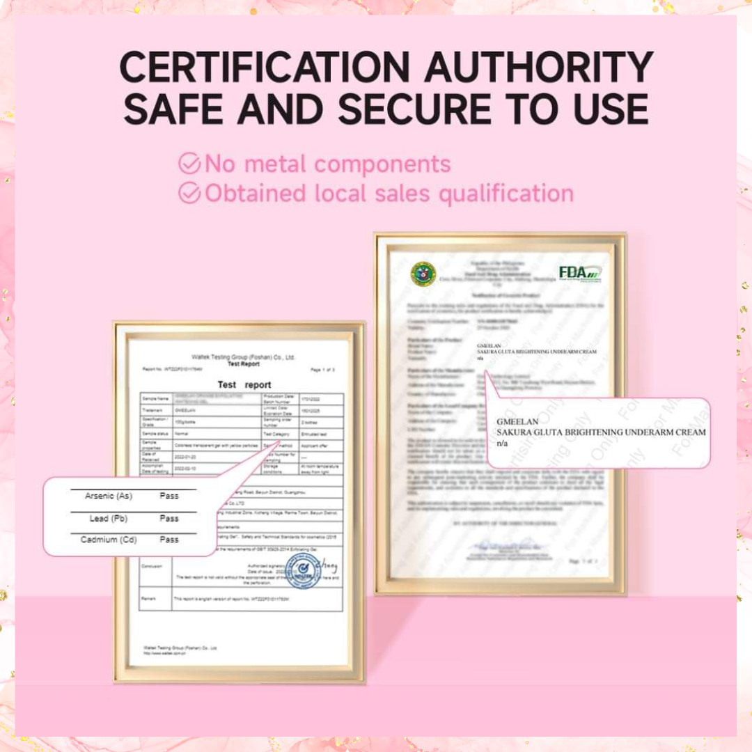 GMEELAN Sakura Gluta Brightening Underarm Cream 50x | 30ML