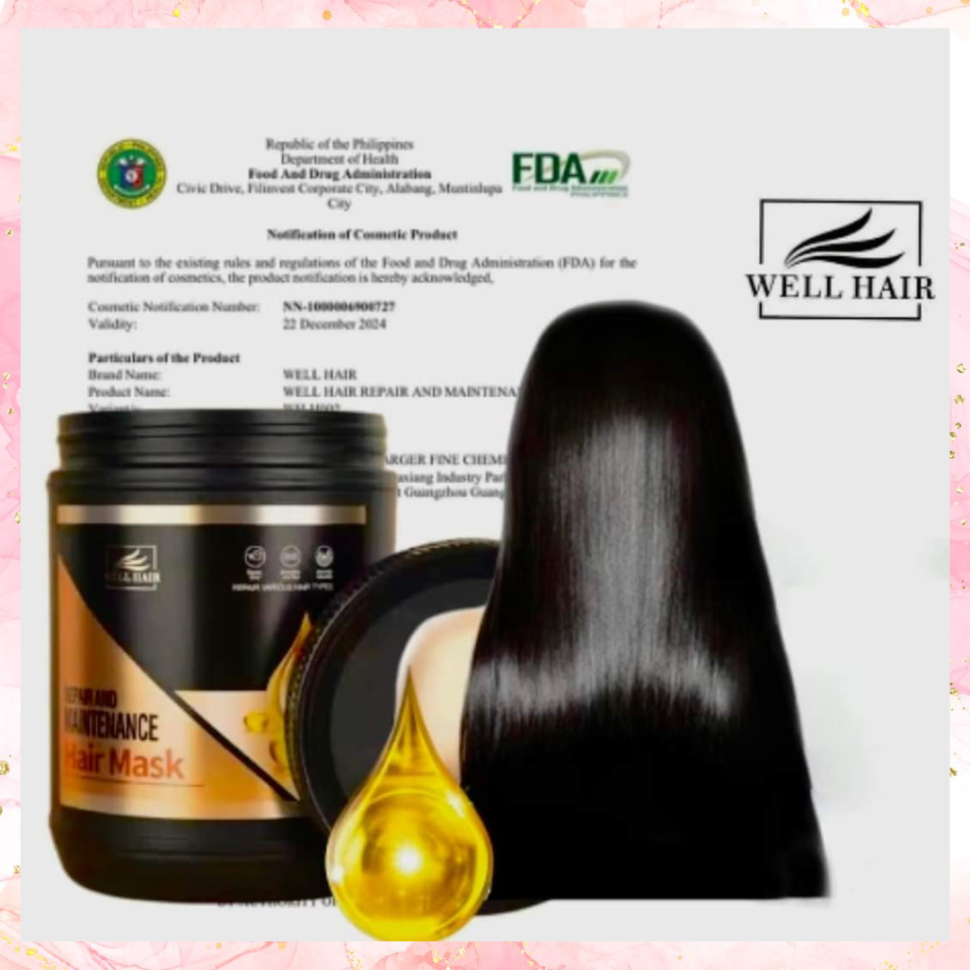 Well Hair Repair and Maintenance Hair Mask | 1000G