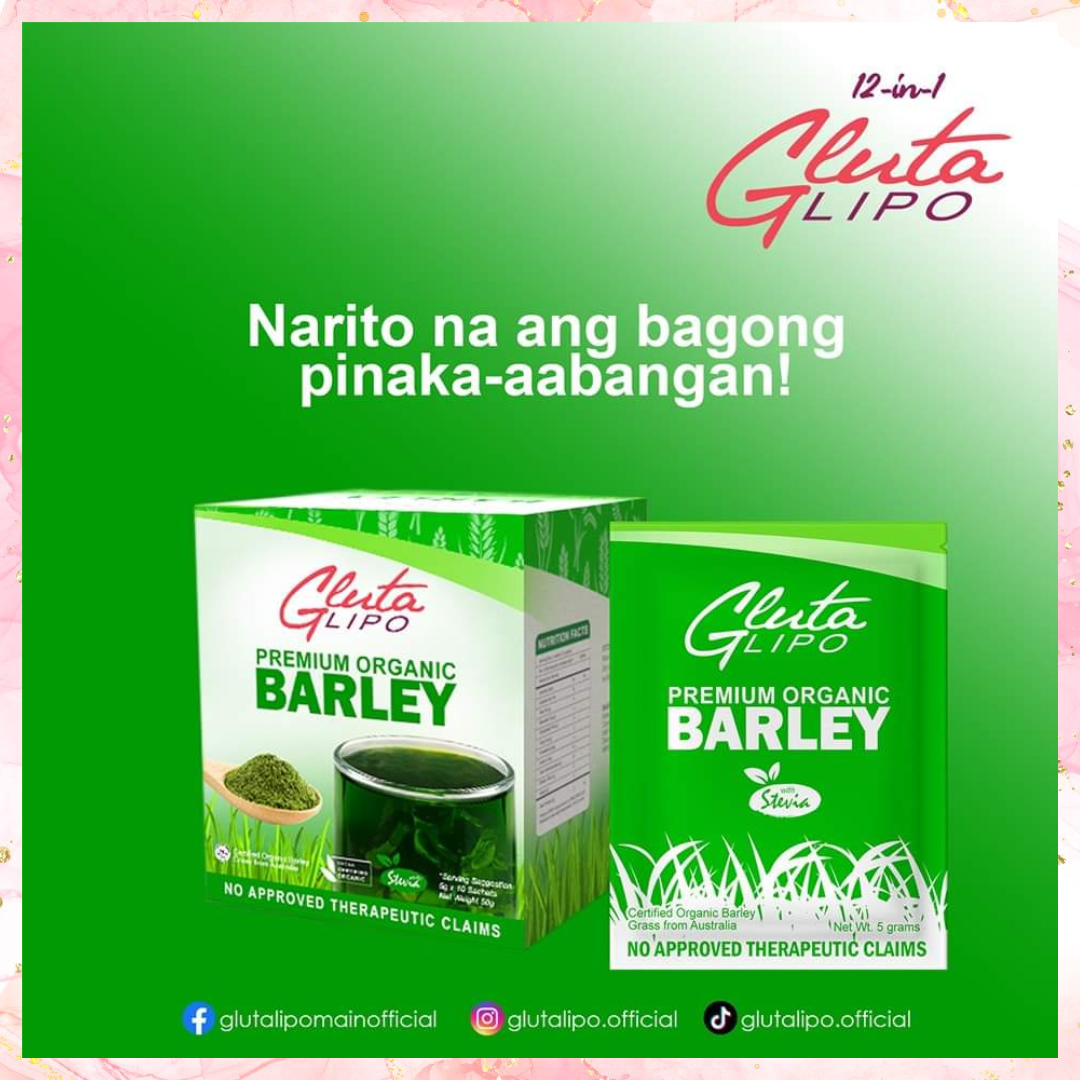 Gluta Lipo - Premium Organic Barley