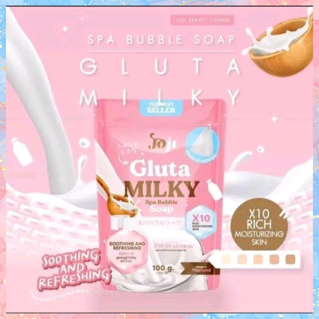 Joji Gluta Milky Spa Bubble Soap | 100G