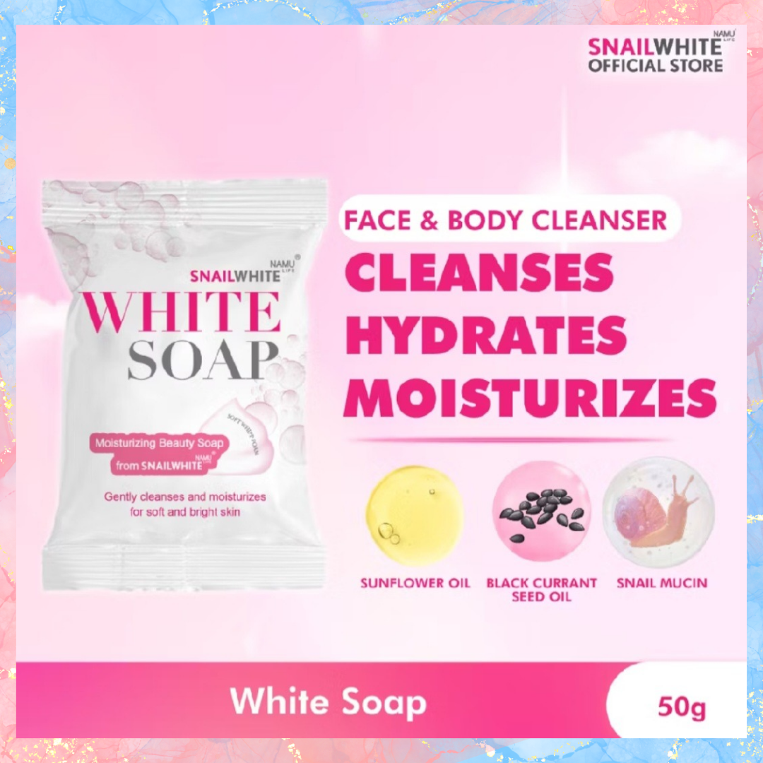 Snail White Soap Moisturizing beauty Soap | 50G