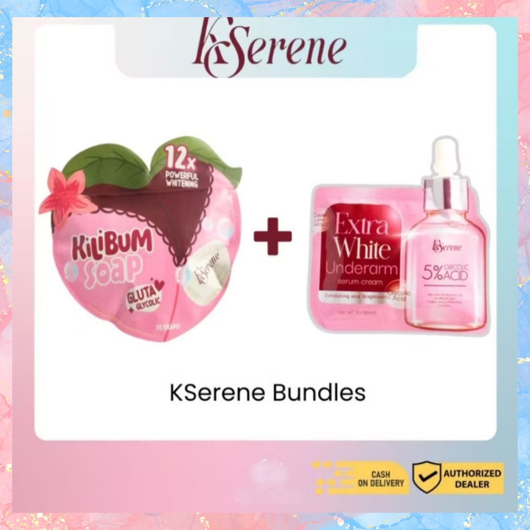K-SERENE COMBO Kilibum Soap + Extra White Underarm Cream