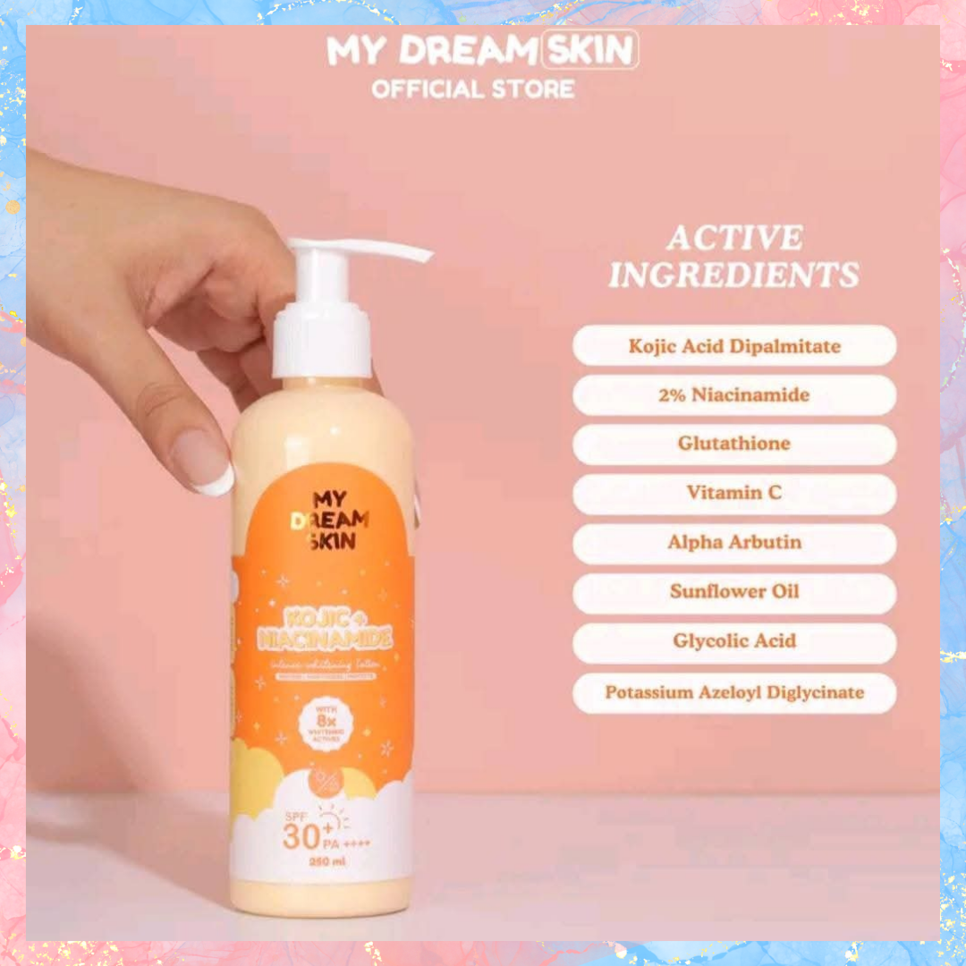 My Dream Skin Kojic + Niacinamide Intense Lightening Lotion with SPF30 PA++++ | 250ML