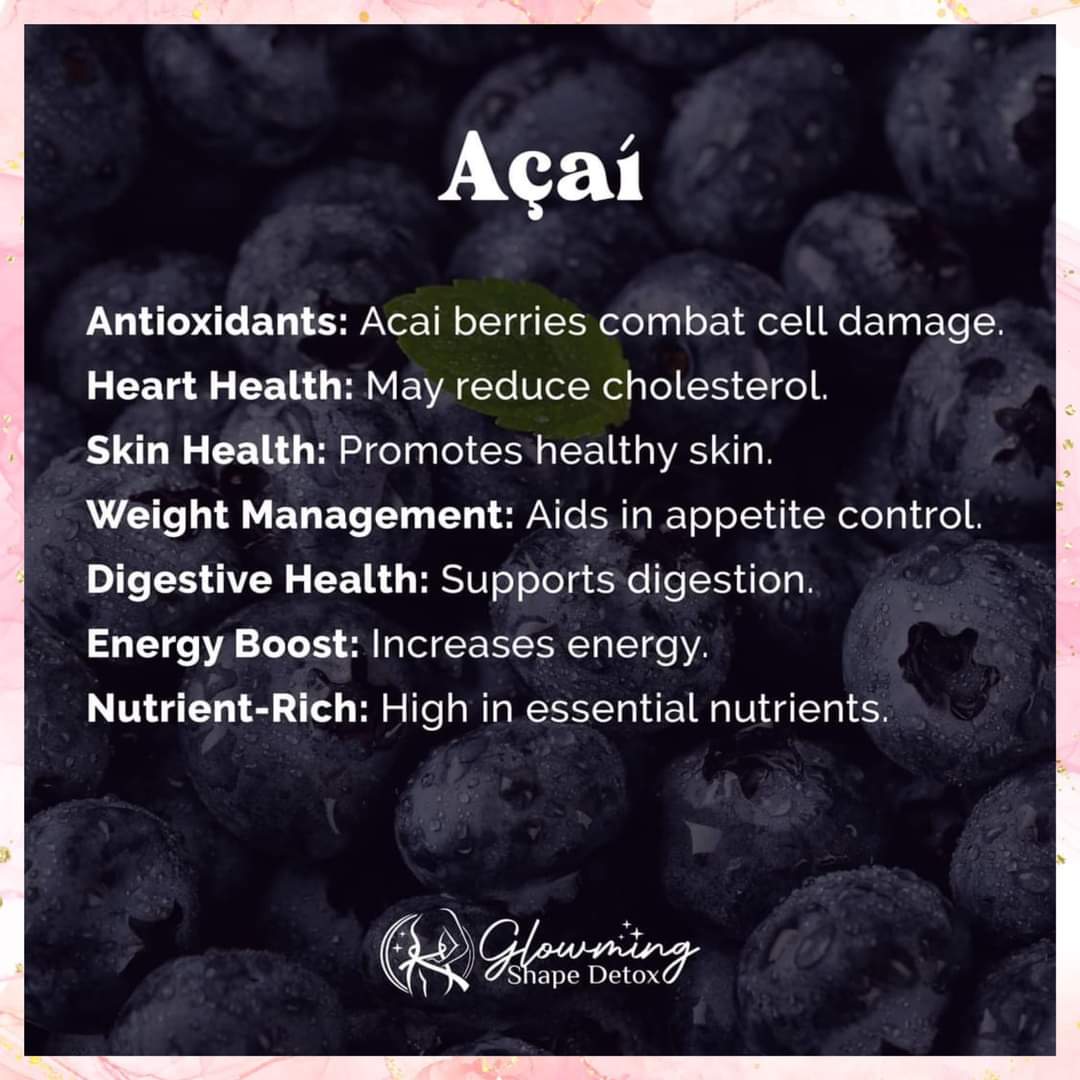 Glowming Shape Detox - Premium Berry Glow | Acai Berry Juice