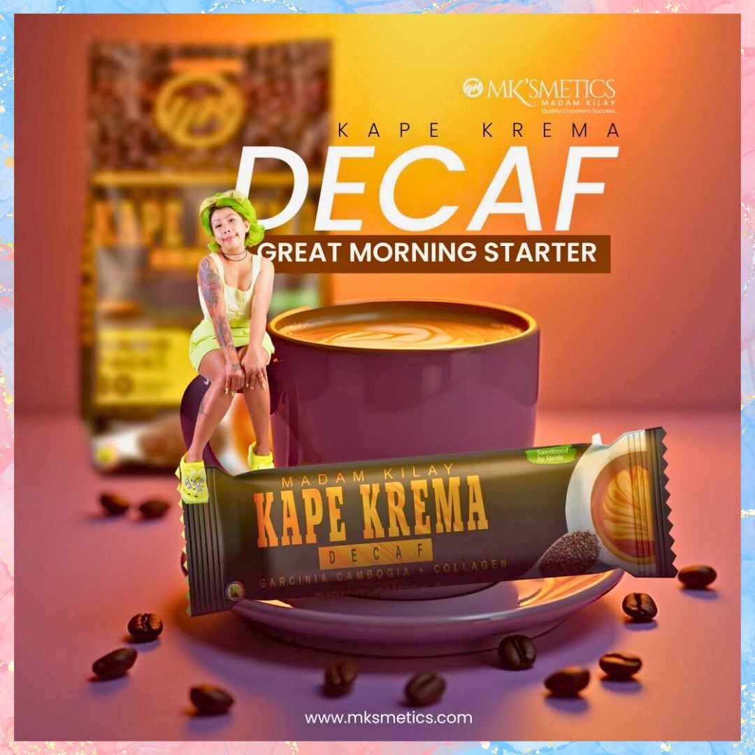 Madam Kilay Kape Krema Decaf Coffee JUMBO PACK | 30sachets