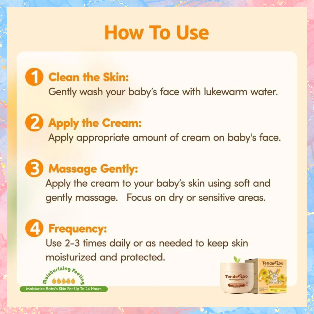 TendeRoo Baby Moisturizing Facial Cream | 50G