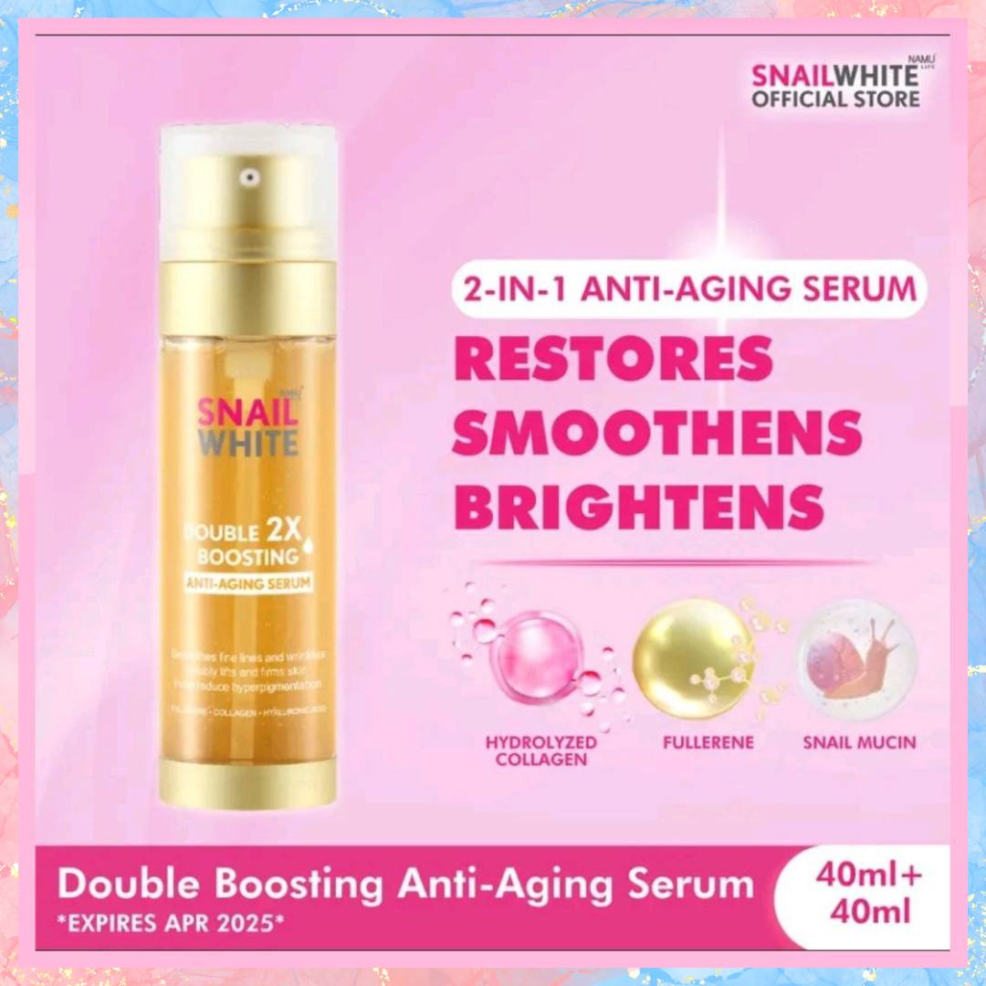Snail White 2x Double Boosting Anti-Aging Serum |