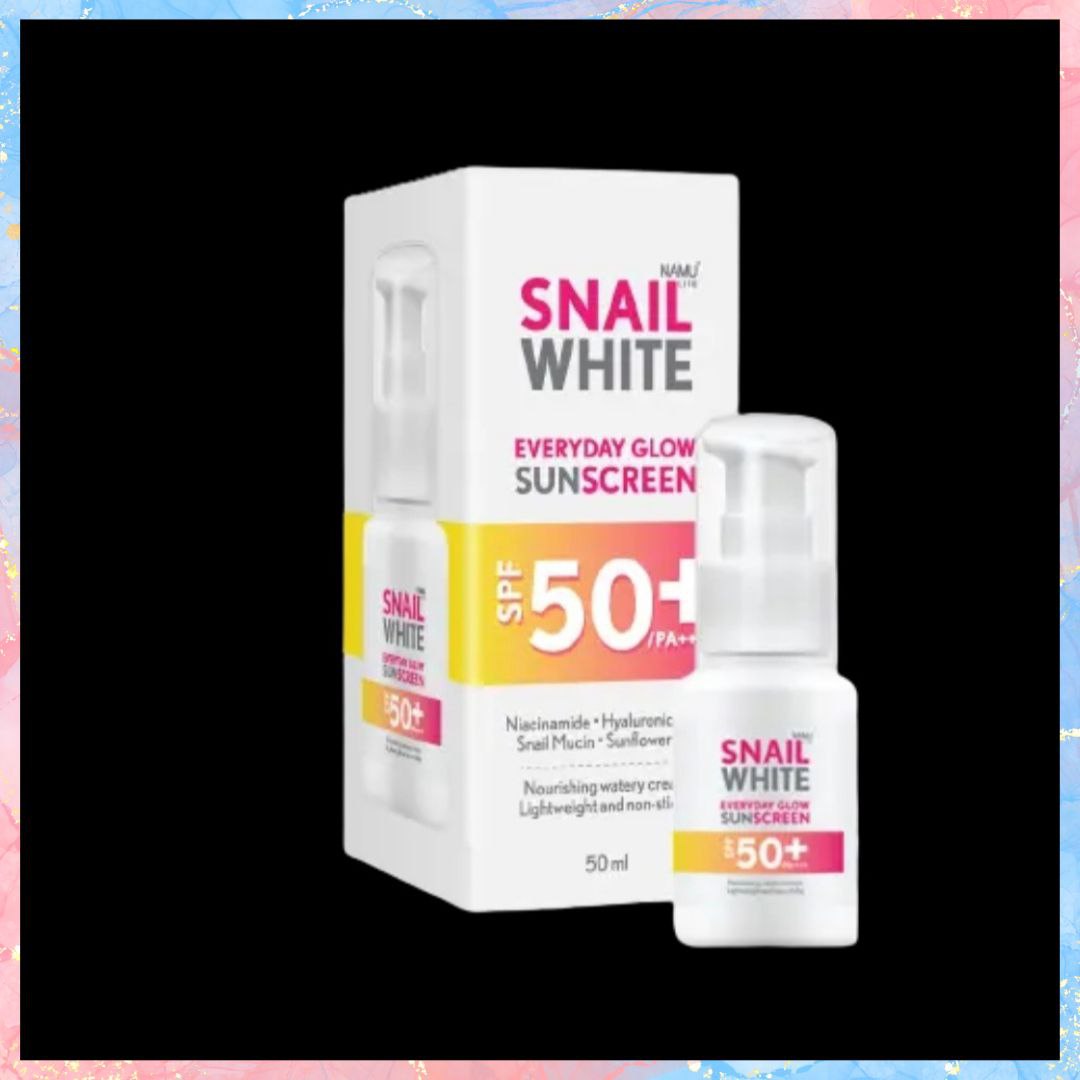 Snail White Everyday Glow Sunscreen SPF50 PA+++ | 50ML
