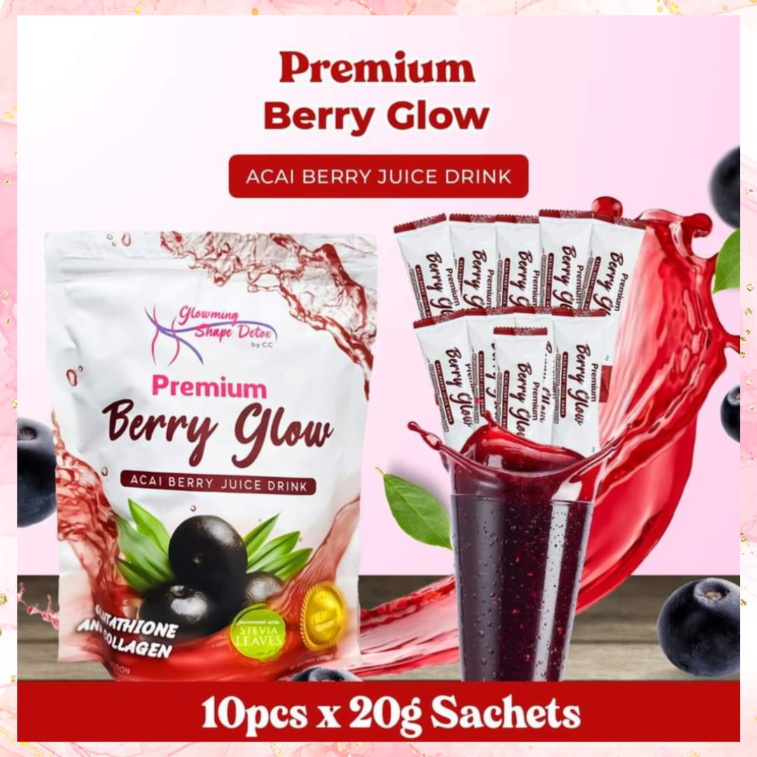 Glowming Shape Detox - Premium Berry Glow | Acai Berry Juice