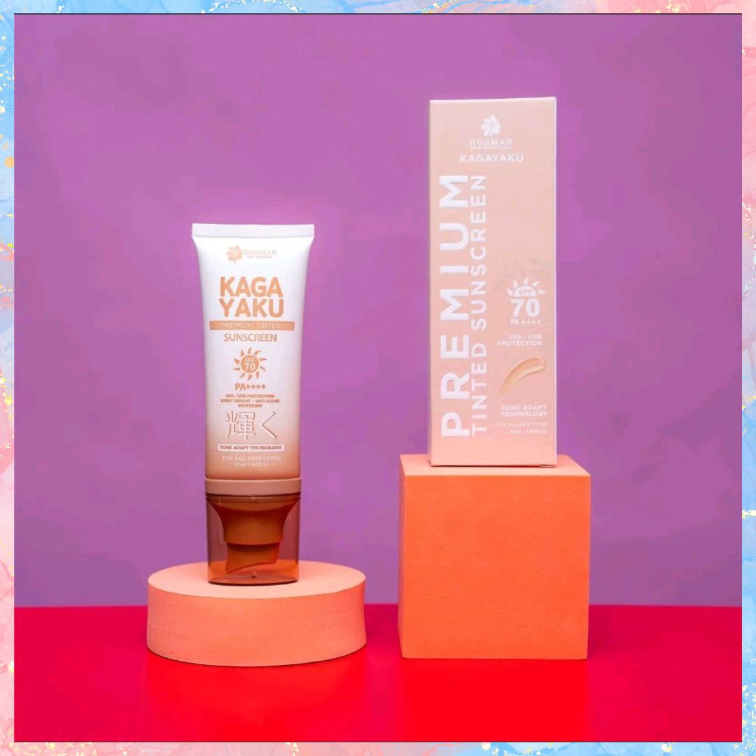 Rosmar Kagayaku Premium Tinted Sunscreen with SPF70 PA++++ | 50ML