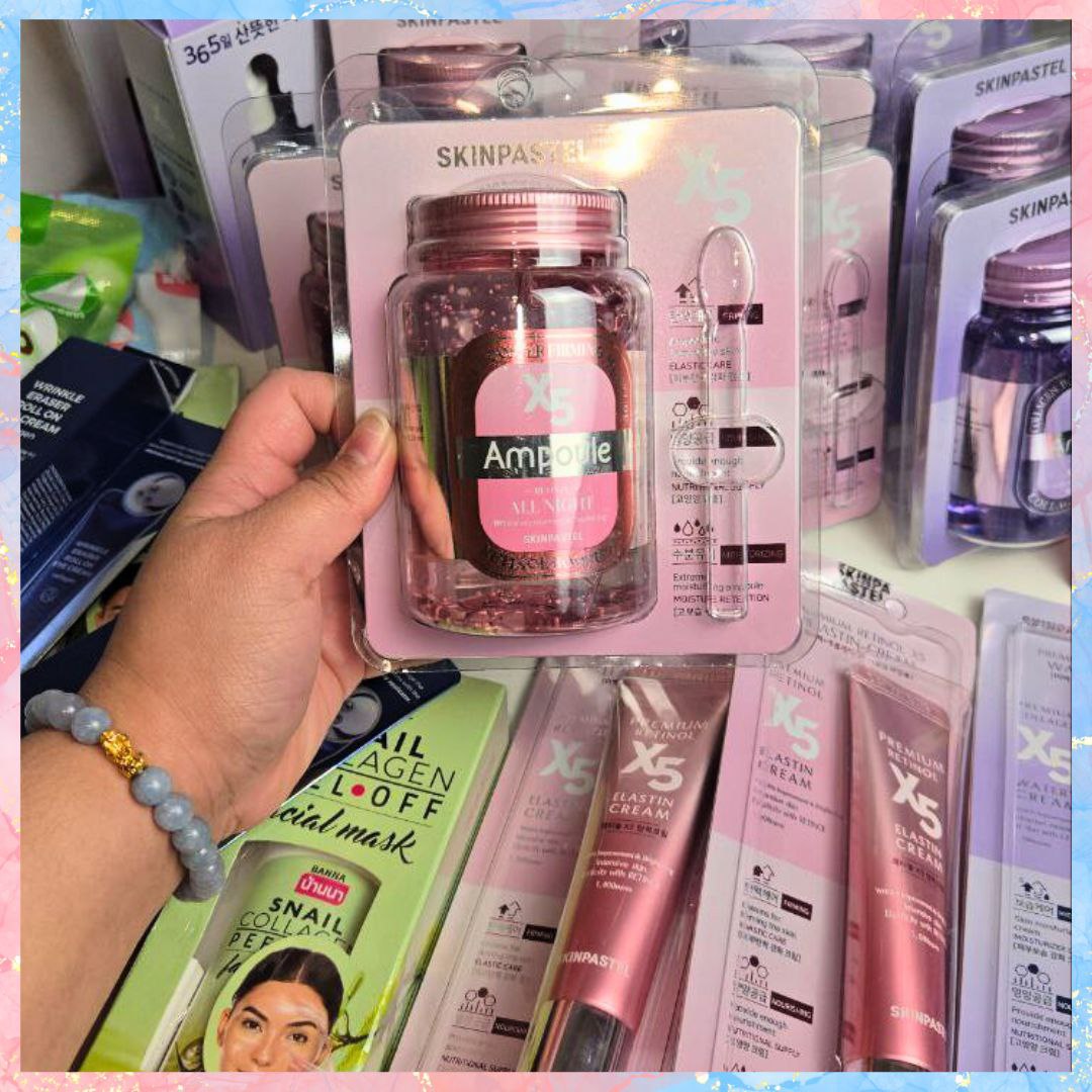 Skin Pastel Ampoule x5 Retinol booster moisture | ALL NIGHT