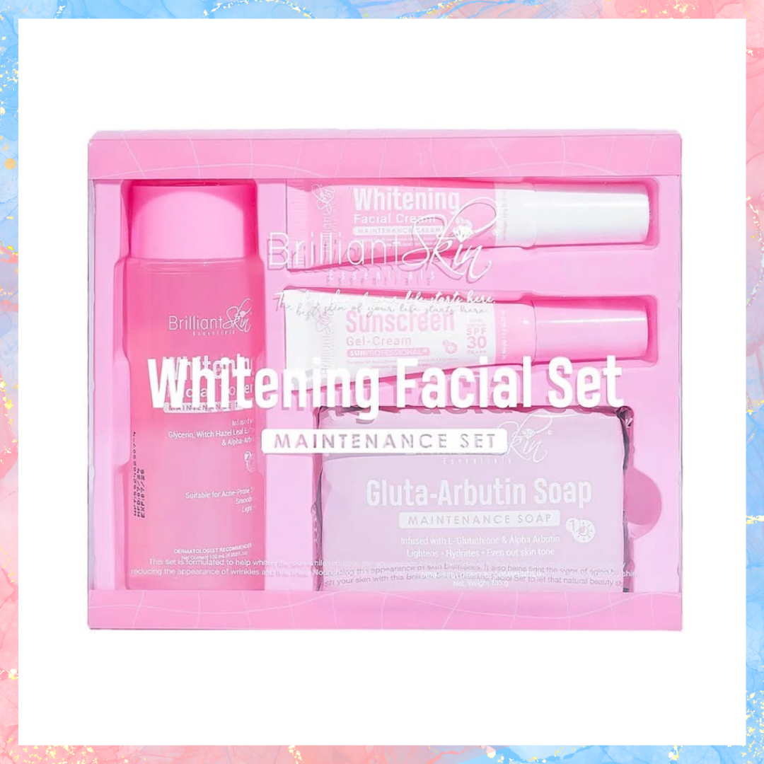 Brilliant Skin Whitening Facial Set | Maintenance Set