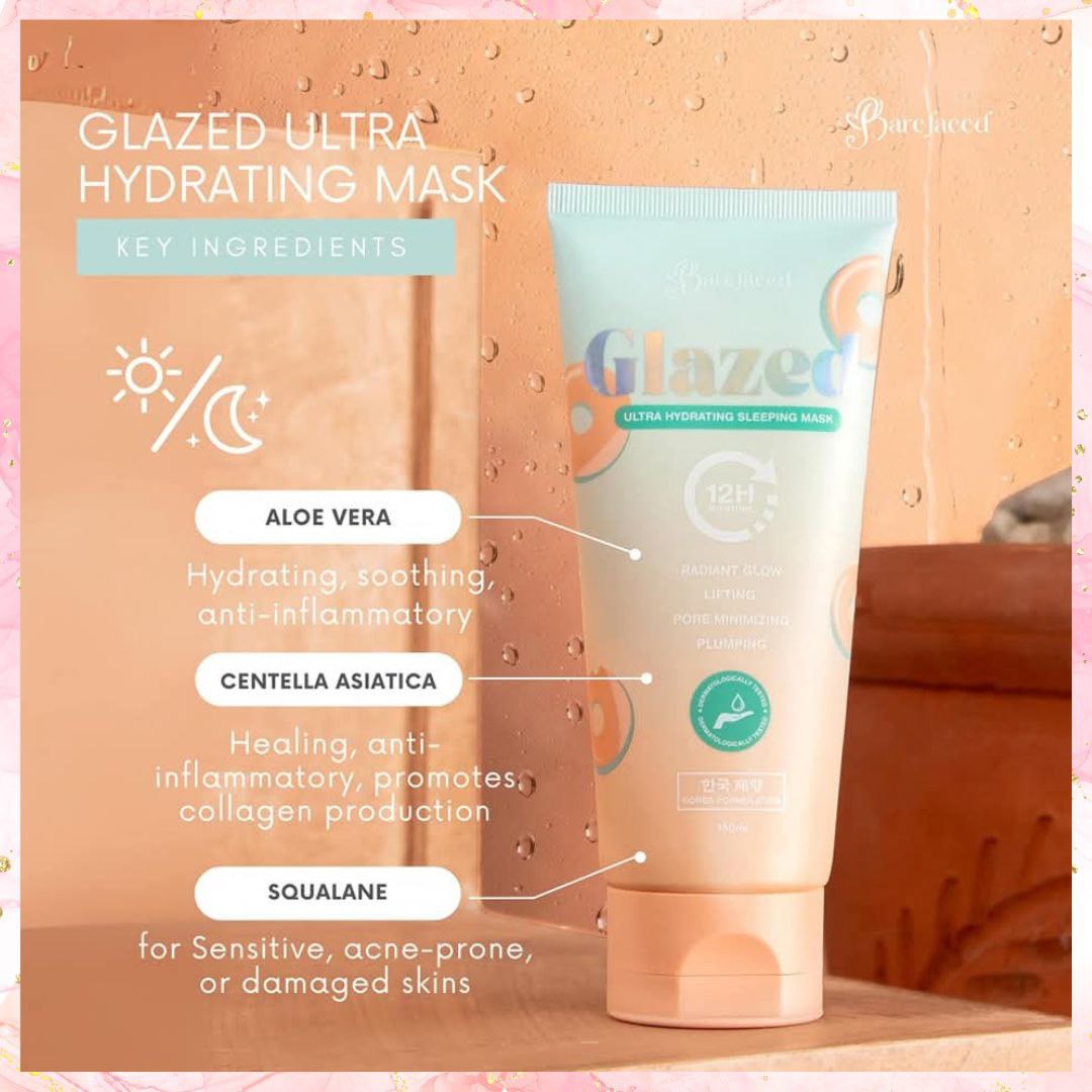 Barefaced Glazed Ultra Hydrating Sleeping Mask | 150ML