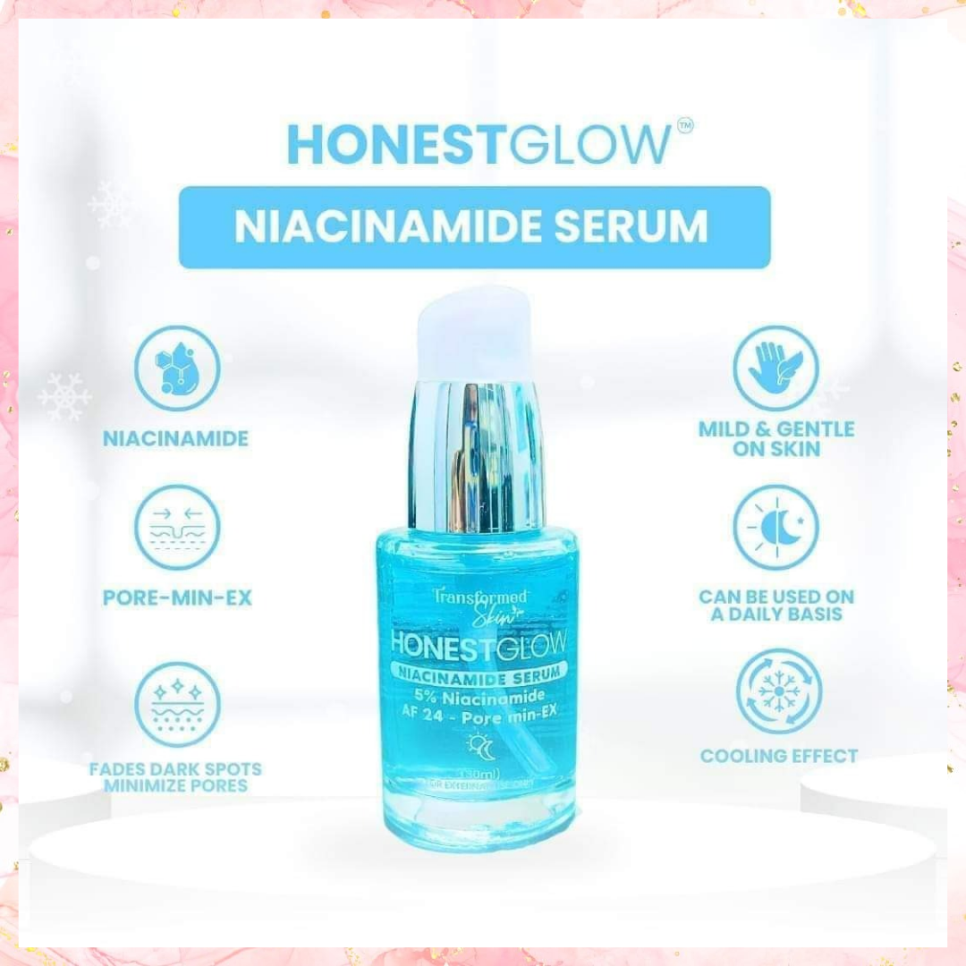 Transformed Skin Honest Glow Niacinamide Serum | 30ML