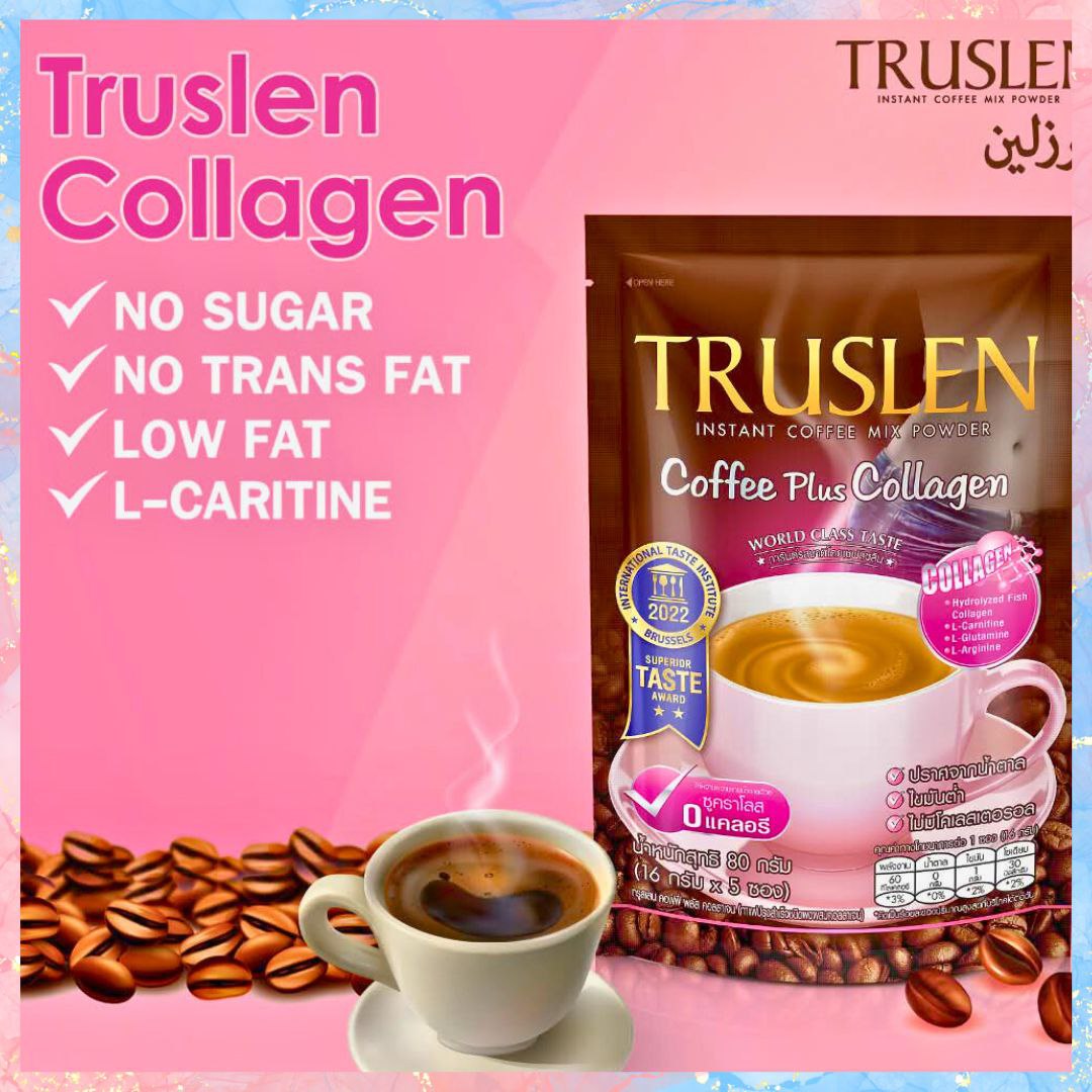 Truslen Coffee plus Collagen | Instant Coffee Mix | 15PCS