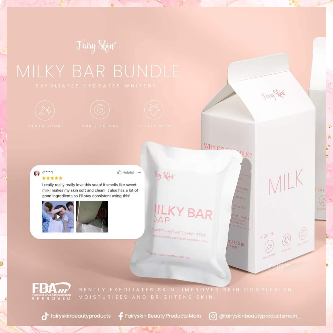 Fairy Skin Milky Bar Soap | 100G