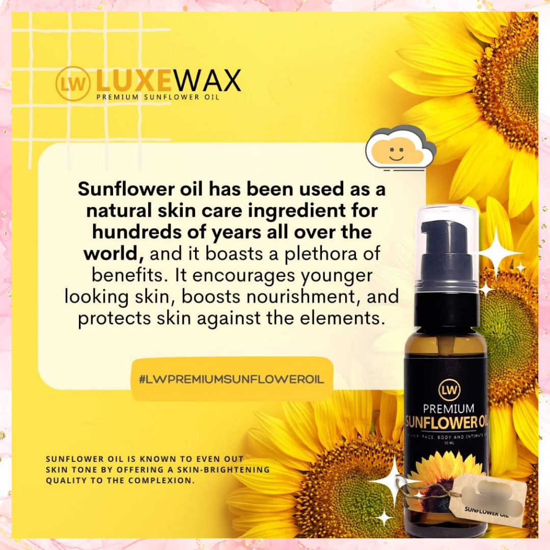 Luxe Wax Premium Sunflower Oil | 50ML
