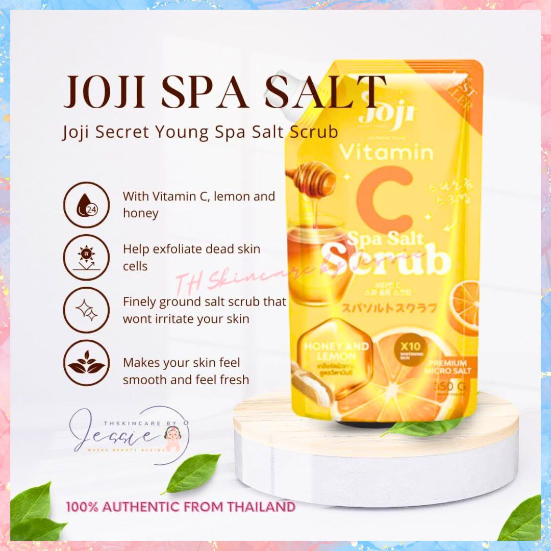 Joji Vitamin C Spa Salt Scrub | Moisturizing & Lightening | 350G