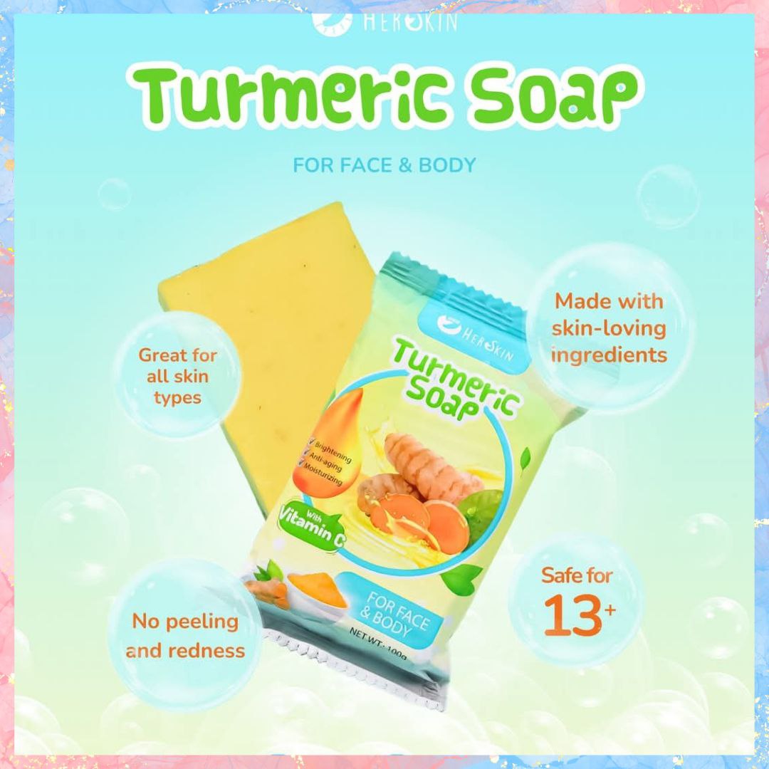 HerSkin Turmeric Soap with Vitamin C | 100G