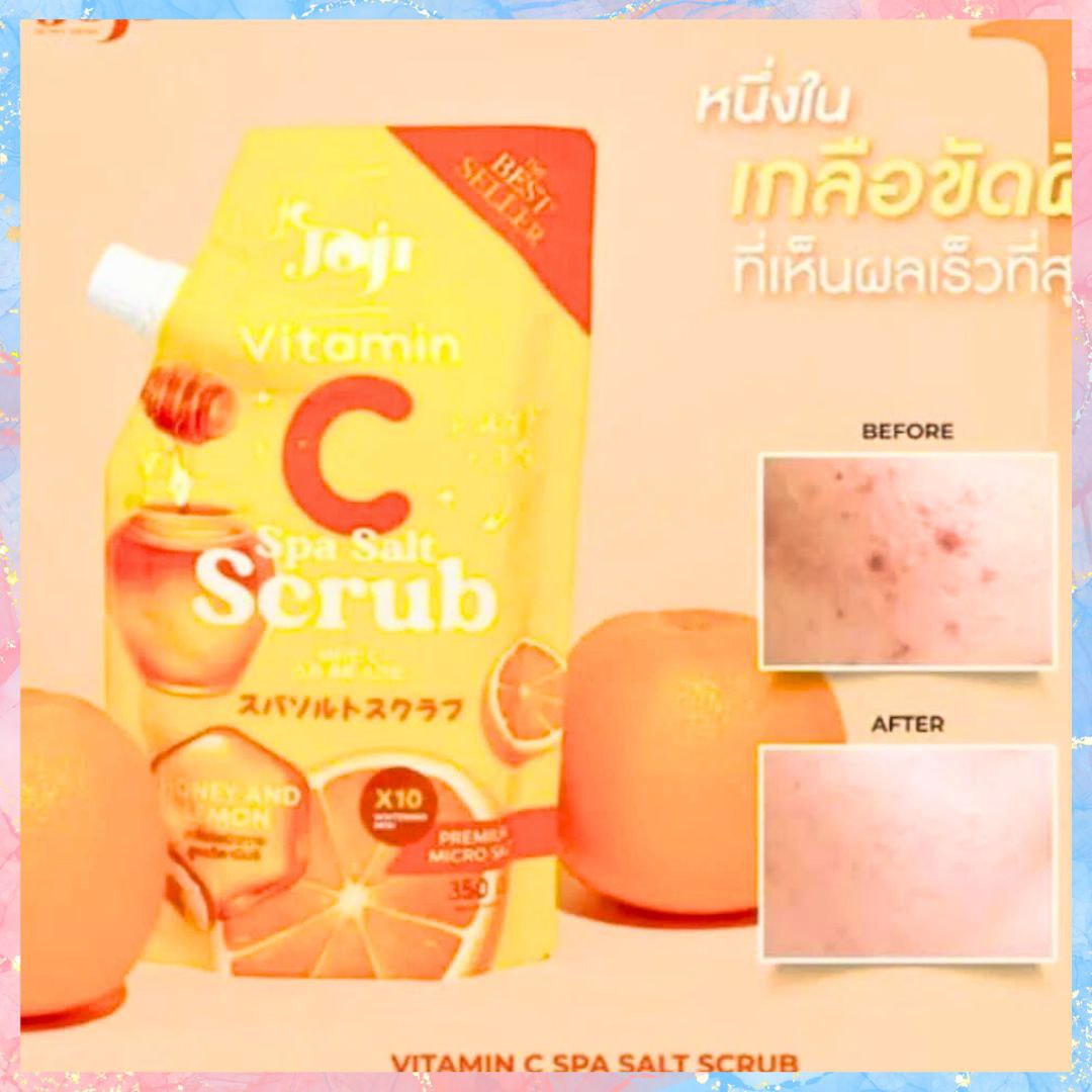 Joji Vitamin C Spa Salt Scrub | Moisturizing & Lightening | 350G