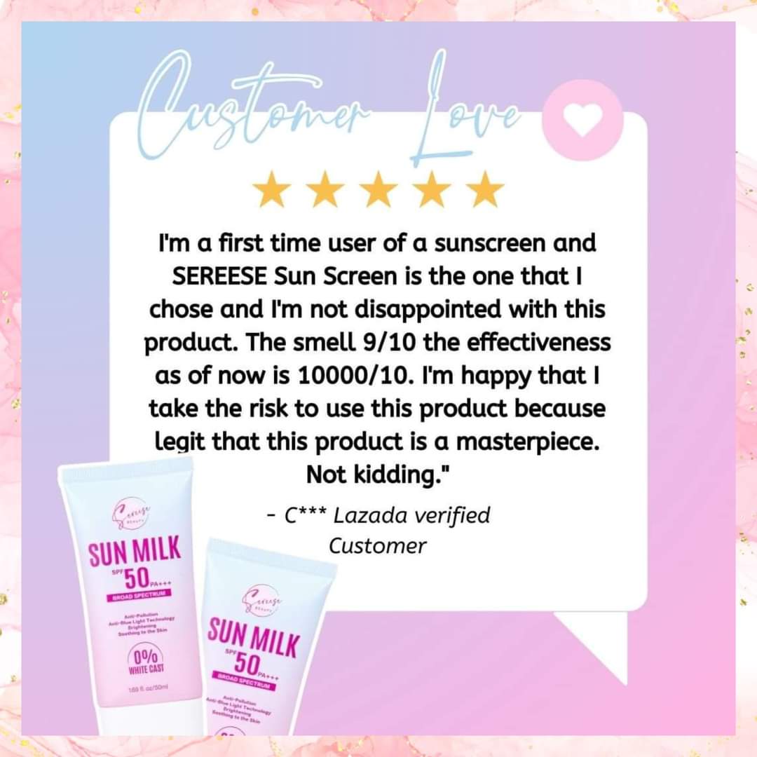 Sereese Sunmilk Sunscreen