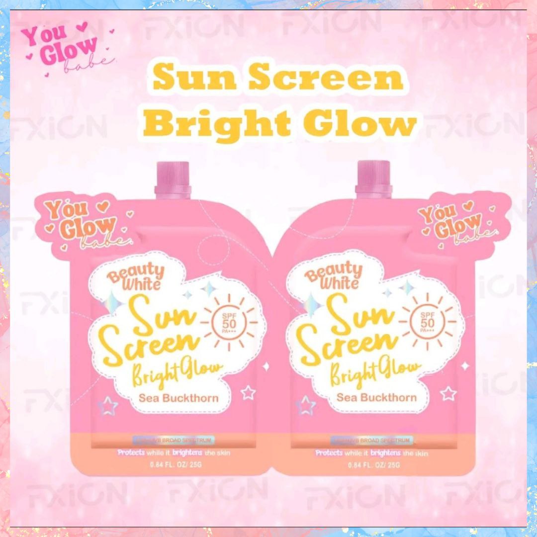You Glow Babe Beauty White Sunscreen UVA+UVB BROAD SPECTRUM SPF50 PA+++| 25G