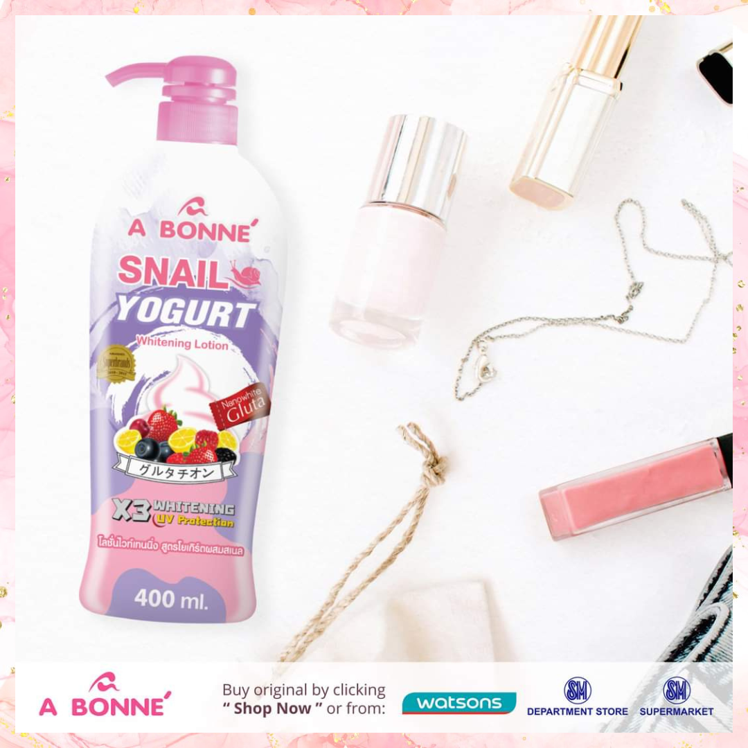 A Bonne Snail Yogurt Whitening Lotion with UV protection | 500ML