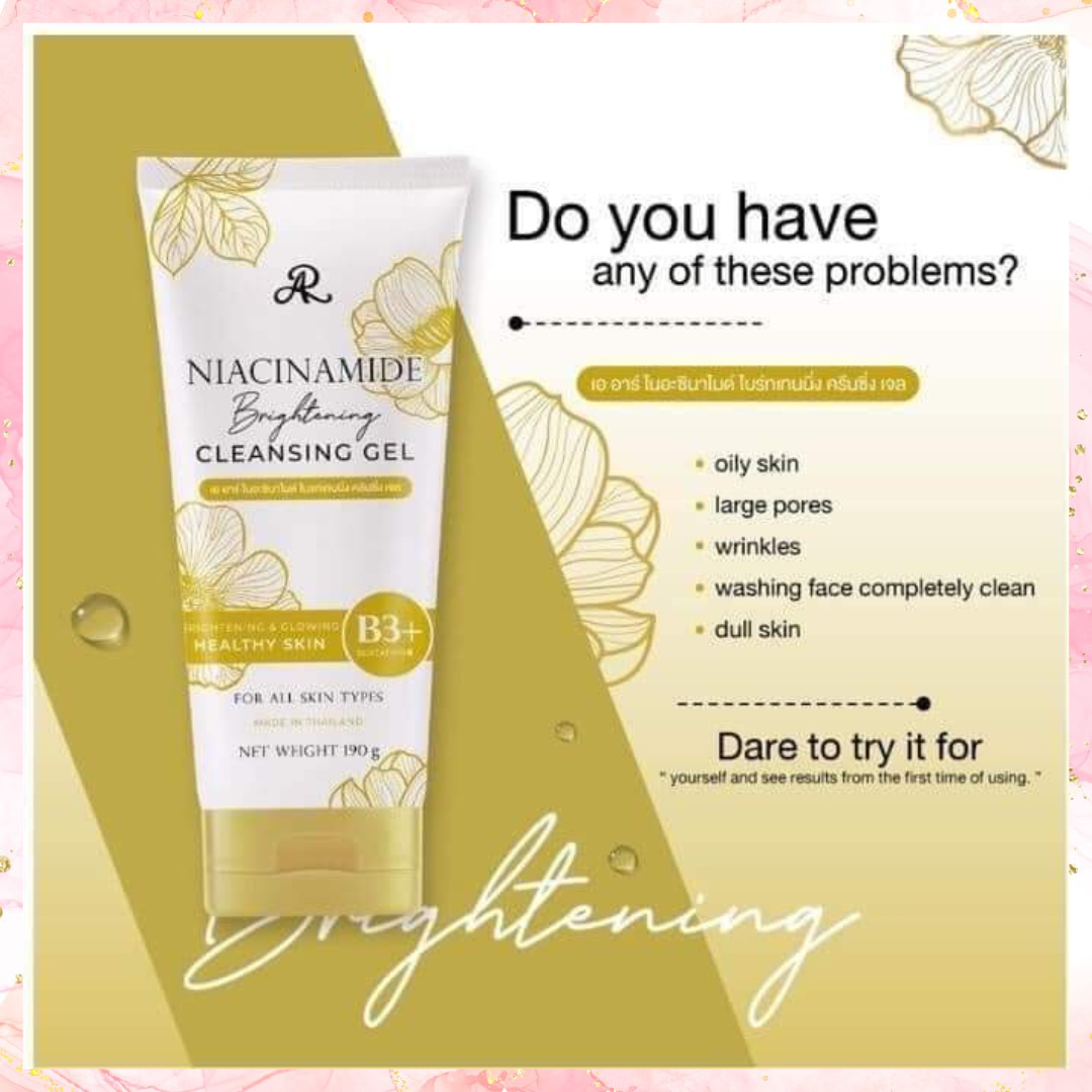 AR Niacinamide B3+ Collagen Brightening Cleansing Gel | 190ML