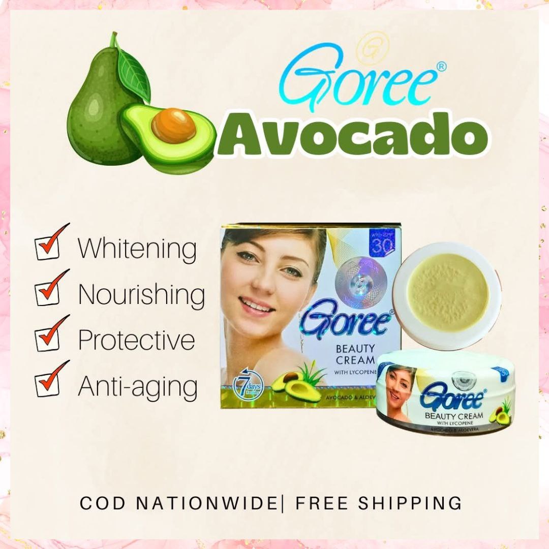 フェイスクリーム Goree Beauty Cream Avocado 5 Pcs Goree Beauty Cream with Lycopene (Avocado & Aloe Vera