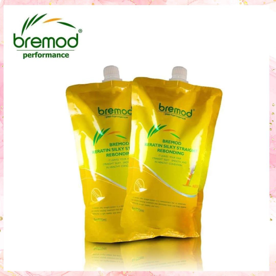Bremod Keratin Silky Straight Rebonding (SET) | 800ML EACH