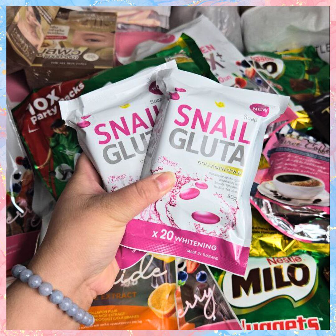 Snail Gluta Collagen Gold x20 Whitening Soap | 80G
