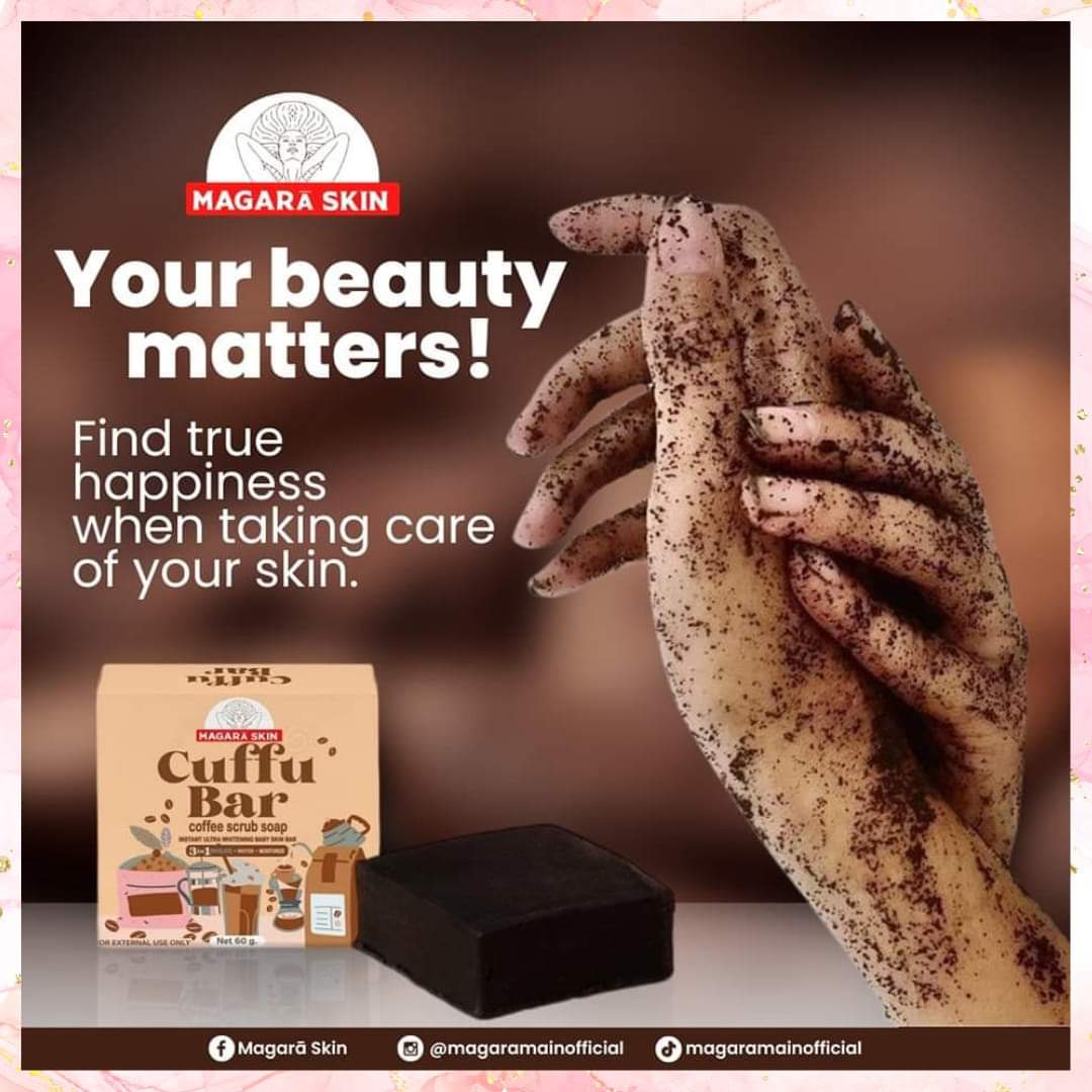 Magara Skin Cuffu Bar Coffee Scrub Soap