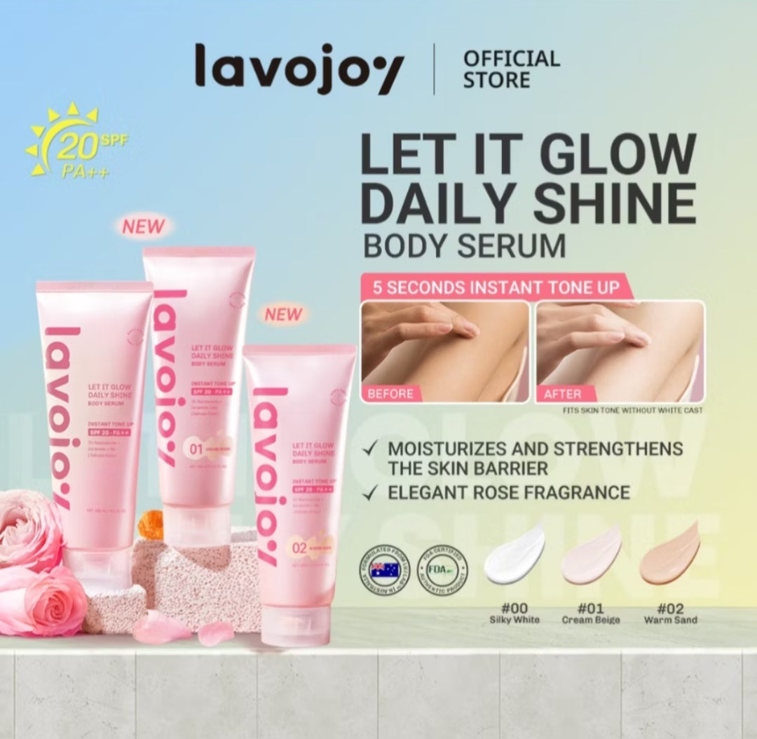 Lavojoy Let it Glow Body Serum | 180ML