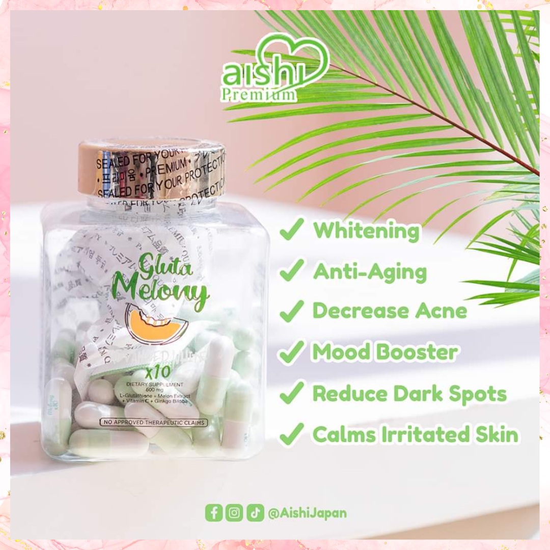 Aishi Gluta Melony Advanced White x10 | 60caps