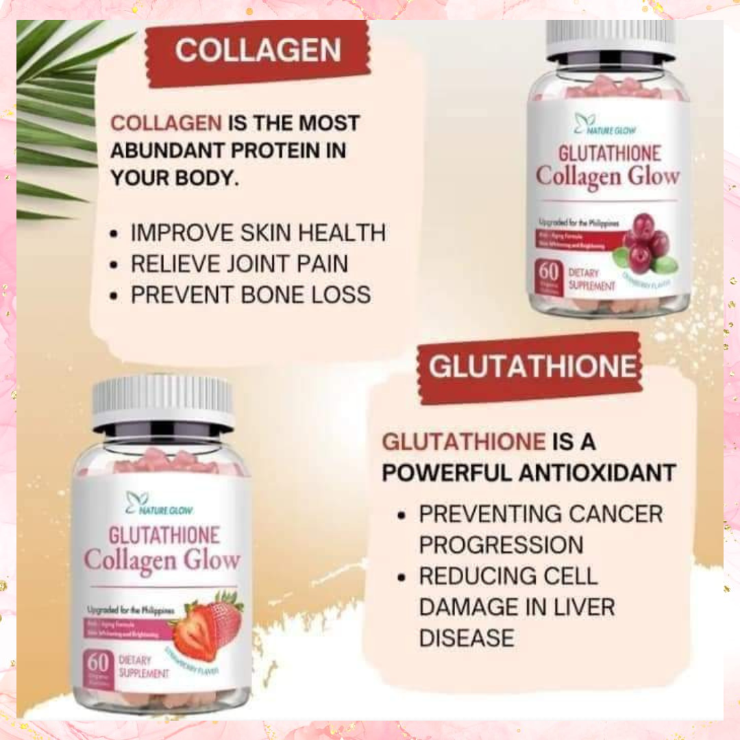 Nature Glow Glutathione Collagen Glow Gummies