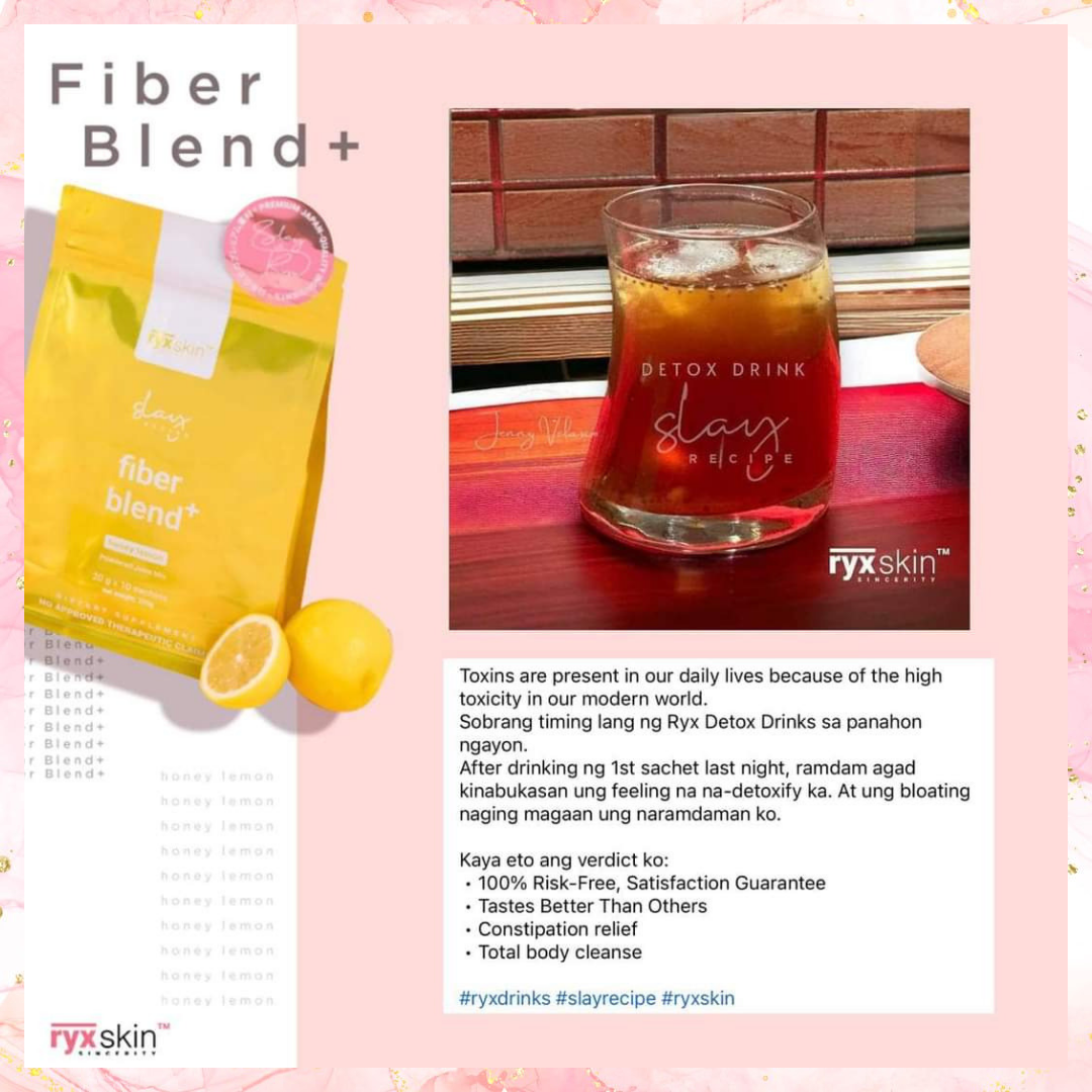 Ryx Fiber Blend | Honey Lemon Juice | 10sachets
