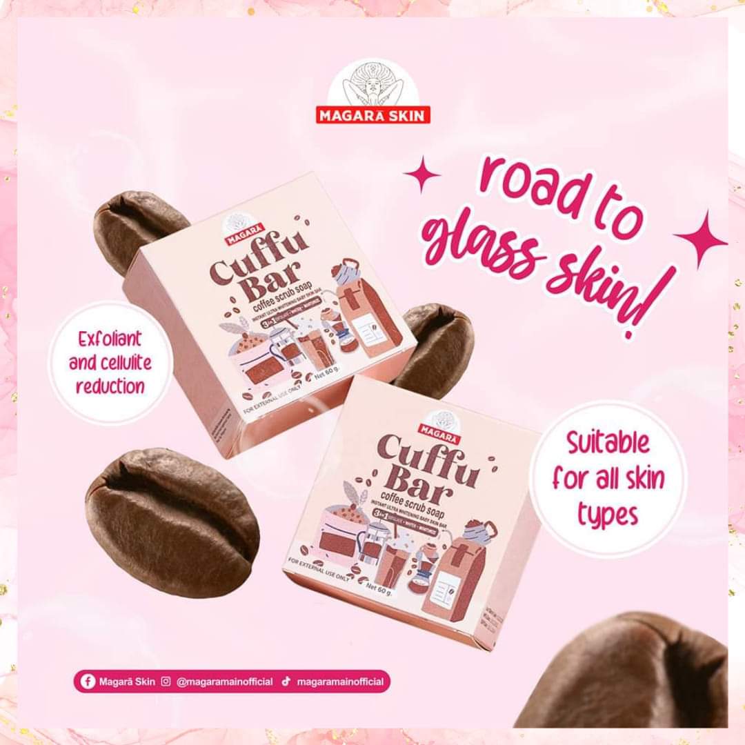 Magara Skin Cuffu Bar Coffee Scrub Soap