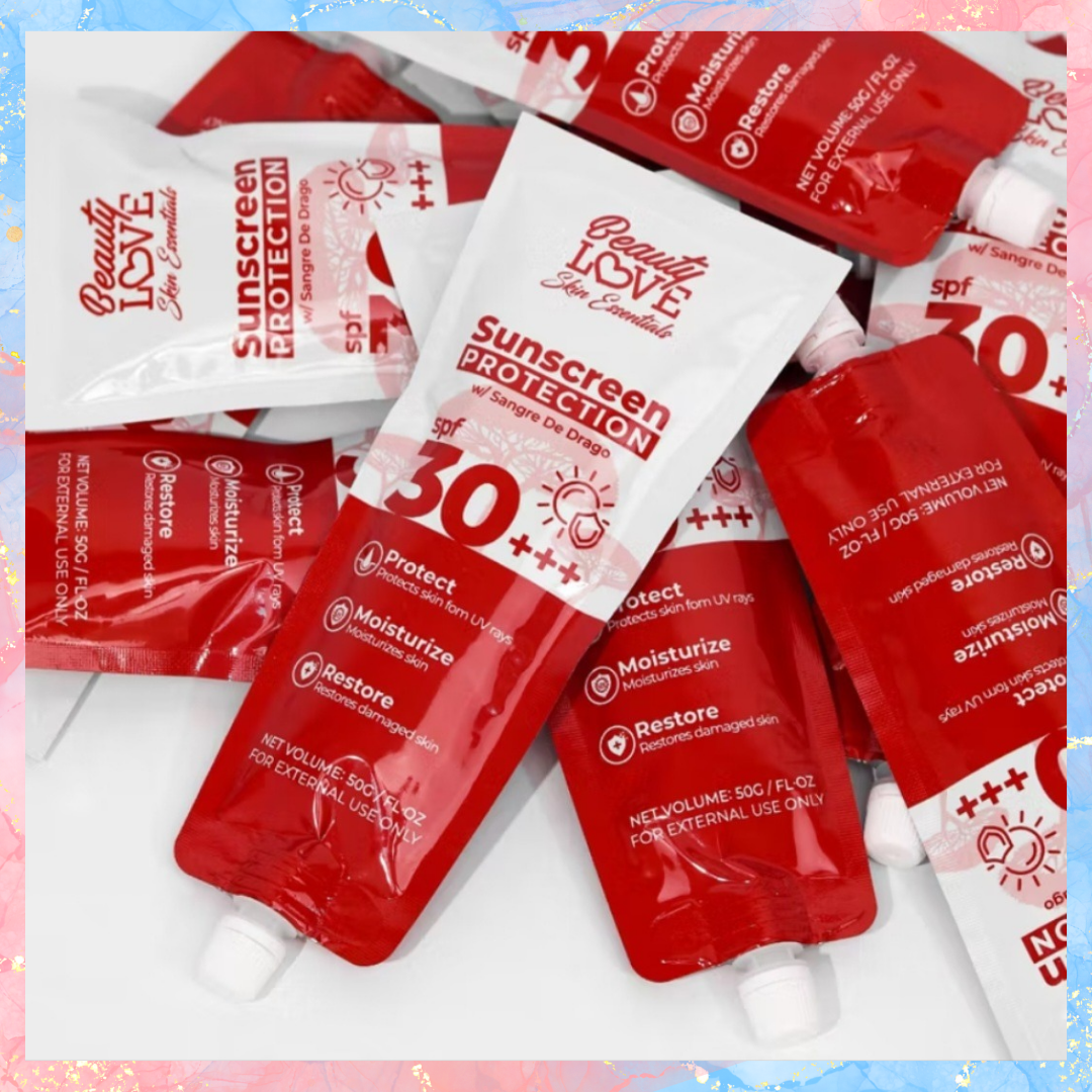 Beauty Love Sunscreen with Dragon's Blood | SPF30+++ UVA UVB