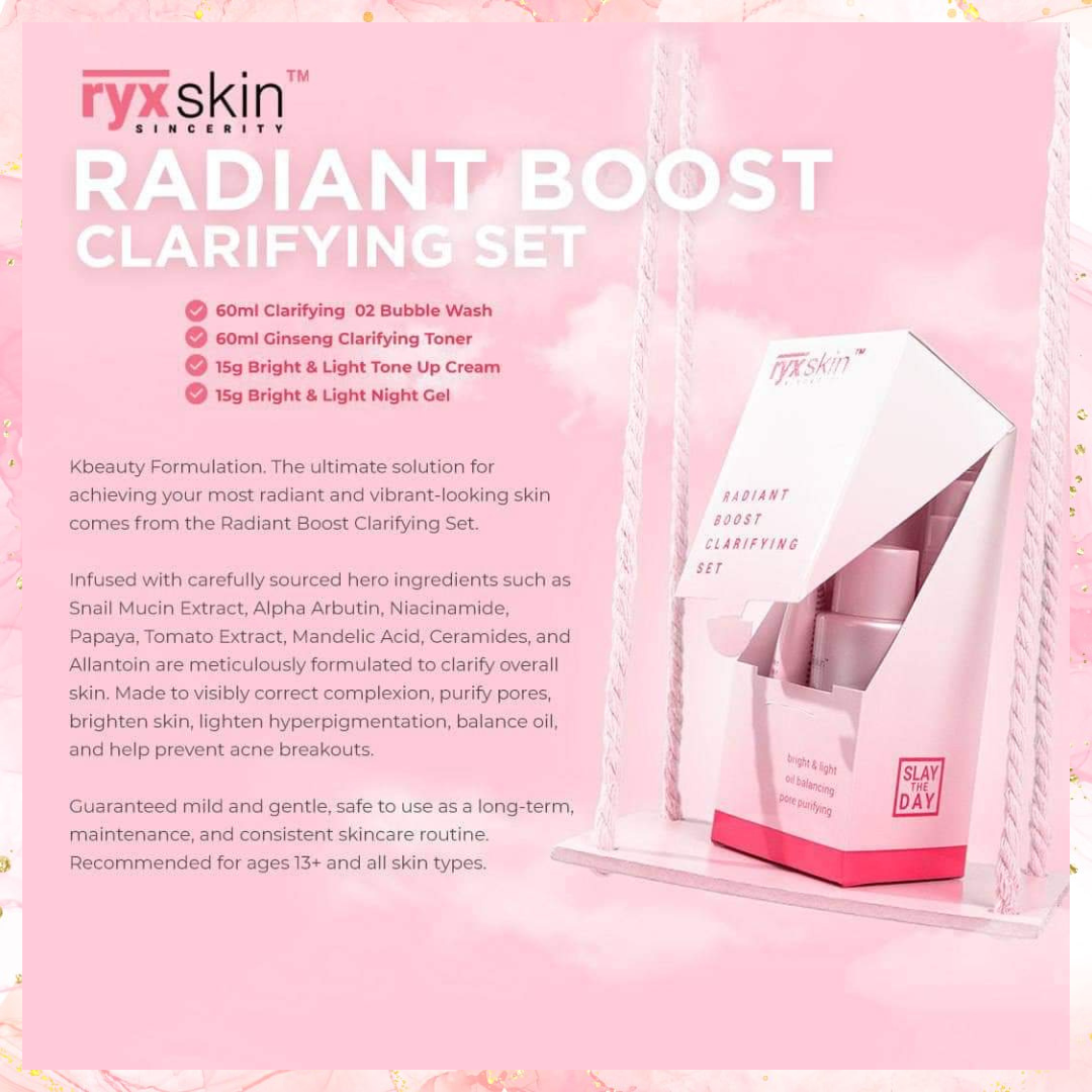 Ryx Radiant Boost Clarifying Set