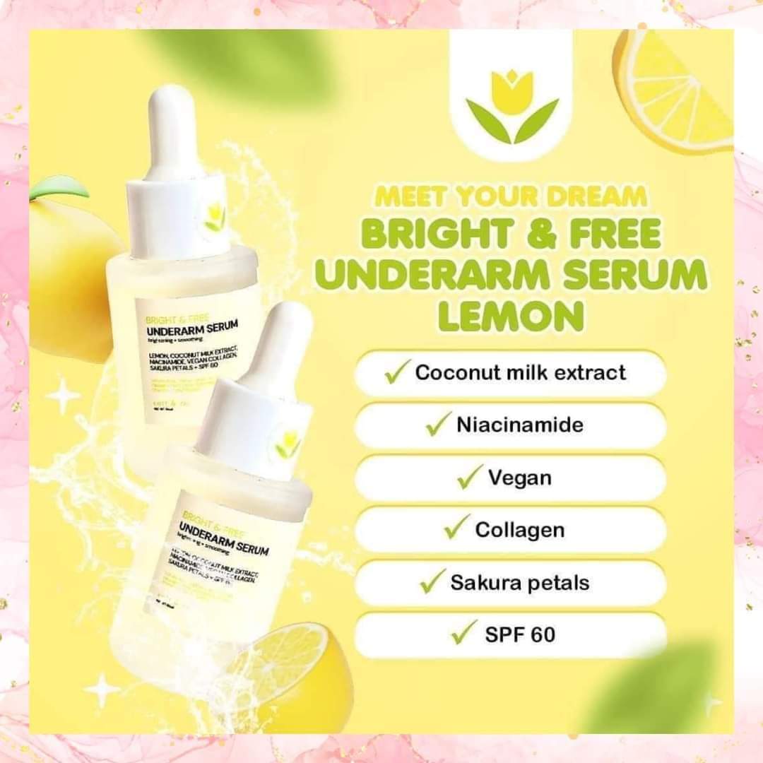 Bright & Free Underarm Whitening Serum | Catt&Co.