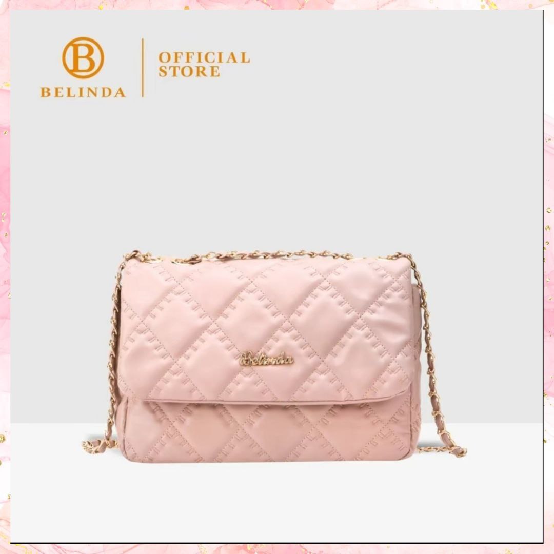 BELINDA BA136 Crossbody Chain Shoulder Bag | PINK